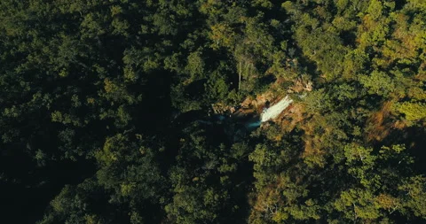 Waterfall in Serras Gerais Stock Footage 162522732