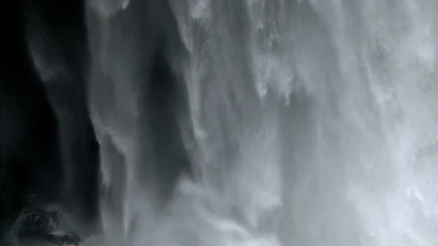 Waterfall sheets and mist Video stock 87929605