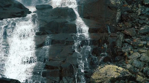 WaterFall Skok slow MO Video stock 97720169