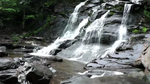 Waterfall Slide Back 1 Видео 49350794