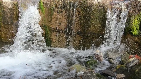 Waterfall slomotion Stock Footage 97494363