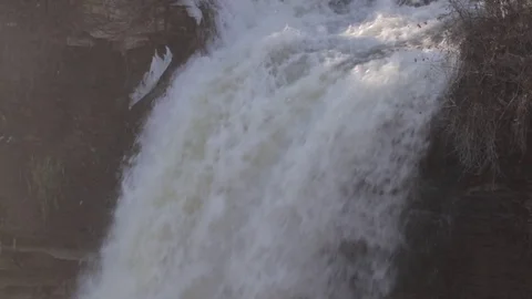 Waterfall slow motion 11 Stock Footage 79037583