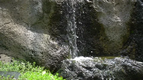 Waterfall in slow motion 180fps Stock Footage 93603423