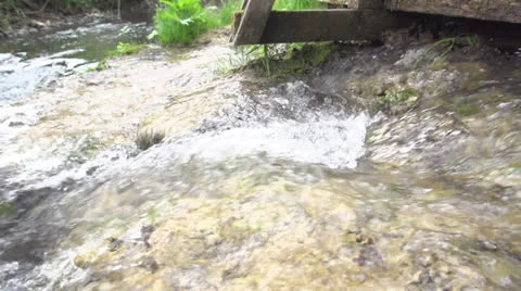 Waterfall in slow motion 200fps Stock-Footage 23481256