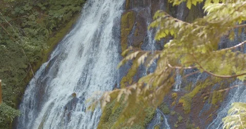 Waterfall Slow Motion 4K Stock Footage 113252734