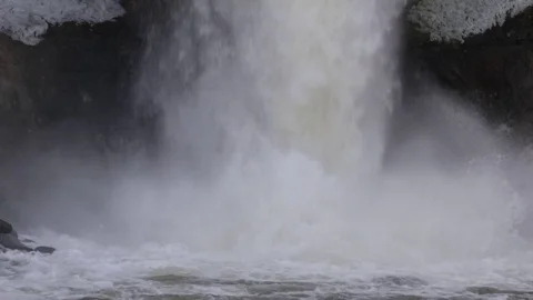 Waterfall slow motion 8 Stock Footage 79037446