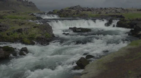 Waterfall in slow motion Stock Footage 39567059