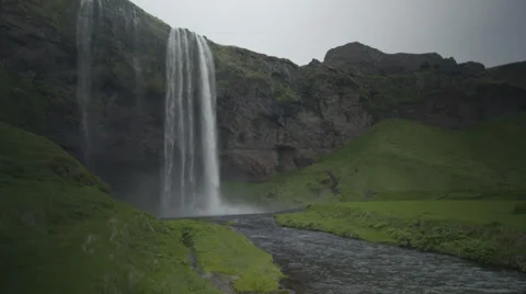 Waterfall in slow motion Stock Footage 39567529