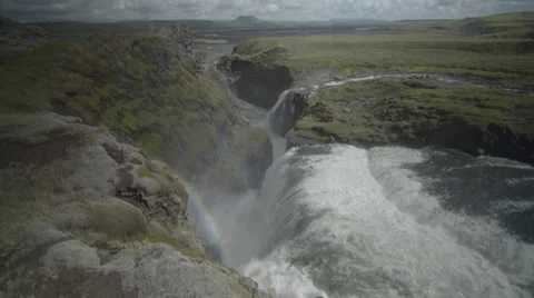 Waterfall in slow motion Stock Footage 39570081