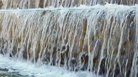 Waterfall slow motion Stock Footage 44184092