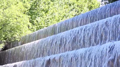 Waterfall slow motion Video stock 44184183