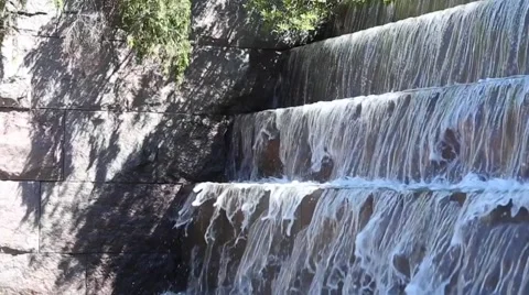 Waterfall slow motion Video stock 44184221