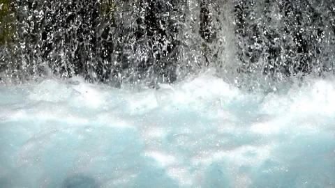 Waterfall Slow Motion Stock Footage 80004506