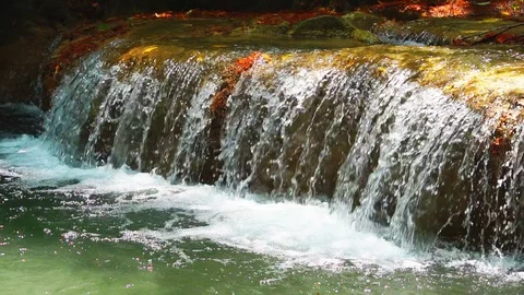 Waterfall slow motion. Vídeo Stock 106429257