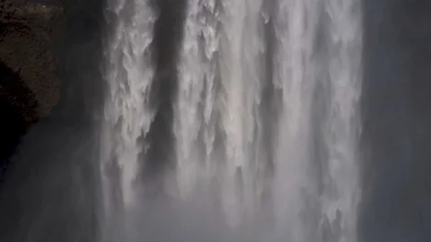 Waterfall in Slow Motion Stock Footage 117491354