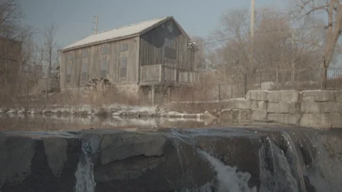 Waterfall in slow motion. 库存影片 127080042