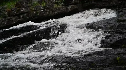 Waterfall in slow motion Stock Footage 143193164