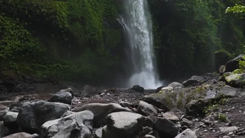 Waterfall slow motion 動画素材 145200153