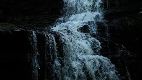 Waterfall in slow motion Stock Footage 249117939