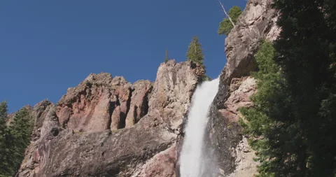 Waterfall Slow Motion | Rocky Mountain National Park Stock Footage 149686050