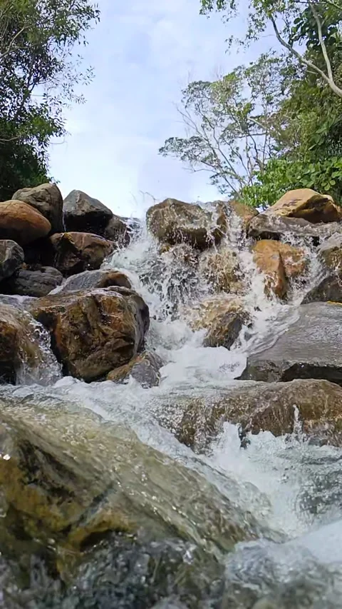 Waterfall slowmotion  Stock Footage 227664340