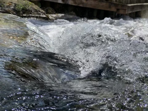 Waterfall with sound Stock Footage 157632440