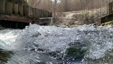 Waterfall with sound Stock Footage 157632639