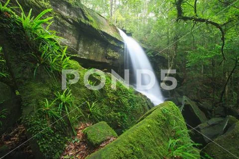 Waterfall of Southeast asia Stock Photos