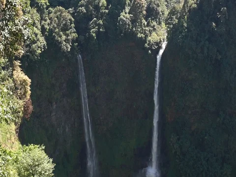 Waterfall in Southern Laos. Stock Footage 74513481