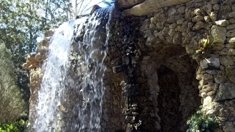 Waterfall Splashing. Stock Footage 107690817