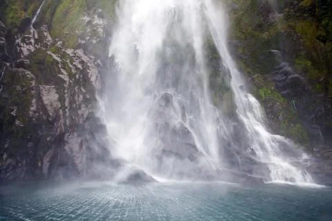 Waterfall splashing Stock Photos