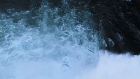 Waterfall Spray Stock Footage 113992955