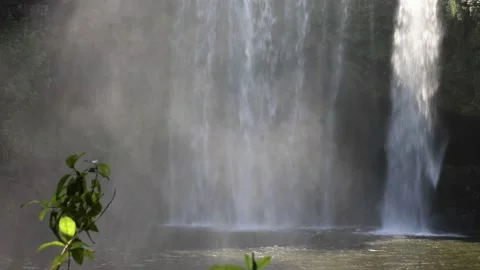 Waterfall with Spray Stock Footage 230574189