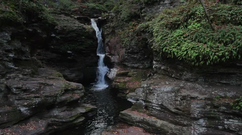 Waterfall Static Shot 1080 Stock Footage 32015815