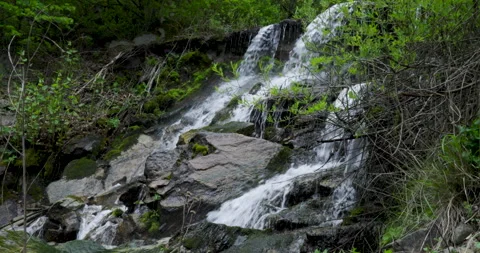 Waterfall static side view 動画素材 241115529