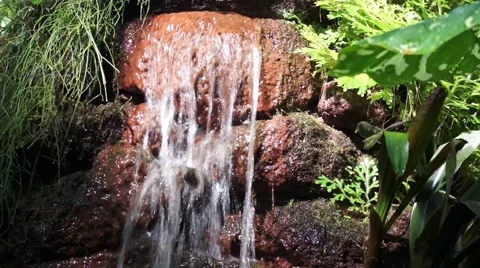 Waterfall stone Stock Footage 43801743
