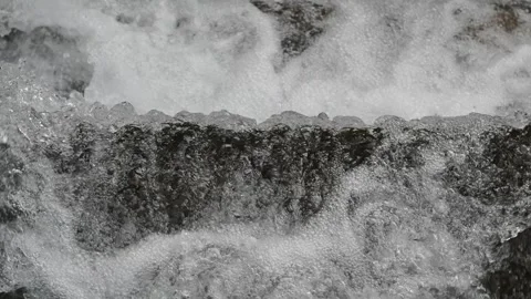 Waterfall on the stone steps Stock Footage 318729519