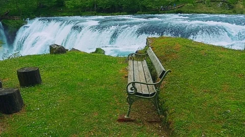 Waterfall Strbacki buk Stock-Footage 65262243