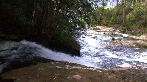 Waterfall stream 库存影片 1055228