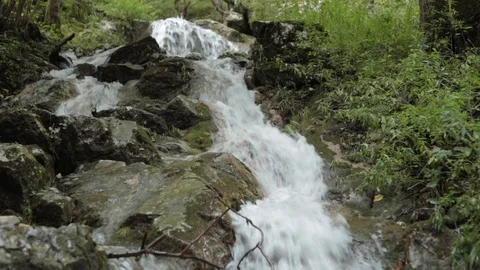 Waterfall on a stream Stock Footage 101446685