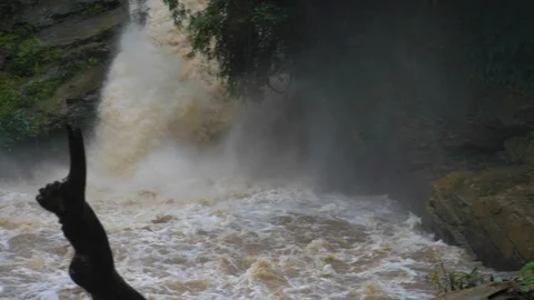Waterfall Stream Stock Footage 120545976