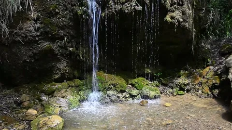Waterfall, streams of water fall Stock-Footage 133227814