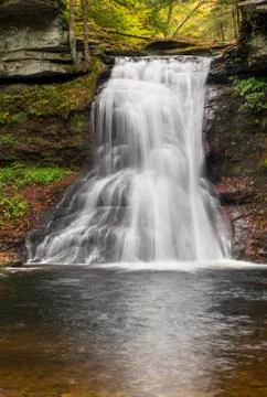 Waterfall on Sullivan Run Stock Photos