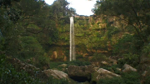 Waterfall sunset Vidéo 725758