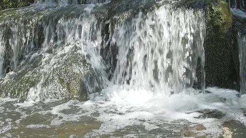 Waterfall Super Slow Motion 1 Stock Footage 126221602