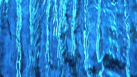 Waterfall Super Slow Motion x8 Loop Blue Видео 329403593