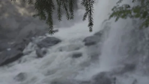 WATERFALL IN SWEDEN Video stock 139400692