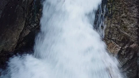 Waterfall in the Tatra mountains in Poland Stock Footage 113220099