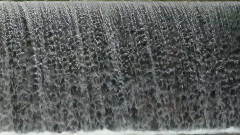 Waterfall texture background with flowing water Stock Footage 335967101