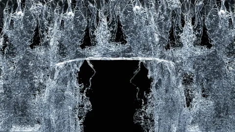 Waterfall texture loop Stock Footage 189480950